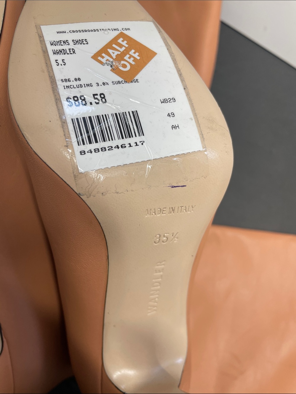Wandler Lina Camel Over-the-Knee Pointed Stiletto Boots - Picture 7 of 7